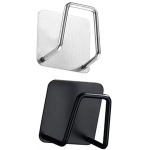 SS304 Adhesive Sponge Holder Sink <strong>Caddy</strong> for <strong>Kitchen</strong> Accessories Stainless Steel Rust Proof Waterproof, Quick Drying - Product Image 2