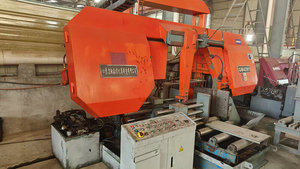 Sierra de Cinta Horizontal de Doble Columna GB4235, Máquina de Corte de Metal Hidráulica Automática para Trabajos Industriales de Corte de Perfiles de Acero - Product Image 6