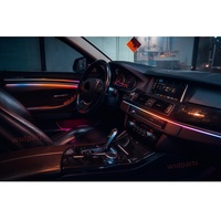 Éclairage intérieur de voiture RHD LHD, lumière ambiante pour BMW Série 5 F10 F11, lampe d'ambiance LED, pièces automobiles