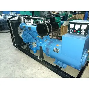 Generator mesin weifang tanpa sikat 150kw 200kva kualitas tinggi set generator 60hz tiga fase generator diesel senyap