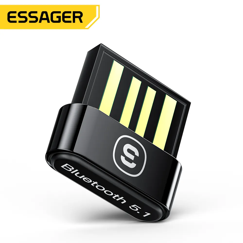 Essager 2022 soğutucu Mini USB BT 2.0 3.0 4.0 5.0 telefon klavye kulaklık konektörü 3C cihaz PC 5.1 adaptörü
