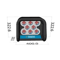 Arène gonflable de sport de Combi de jeux interactifs de tir de grève avec le système d'IPS
