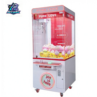 Machine à griffes commerciale à monnayeur, transparente, pour la distribution de peluches et de jouets, jeu d'arcade à vendre