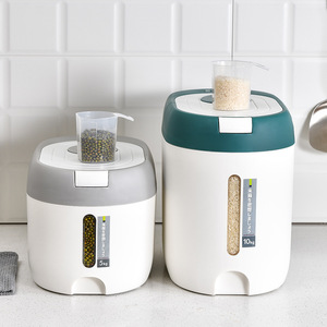 Bán Buôn 10Kg Nhà Bếp Nhựa Lưu Trữ Container Hộp Chống Ẩm Côn Trùng Bằng Chứng Kín Gạo Bin Thực Phẩm Lưu Trữ Container - Product Image 2