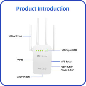 Pix-liên kết nhà máy bán hàng trực tiếp <span class=keywords><strong>wifi</strong></span> Repeater 1200Mbps tầm xa <span class=keywords><strong>Wifi</strong></span> Booster Router băng tần kép <span class=keywords><strong>Wifi</strong></span> <span class=keywords><strong>Extender</strong></span> - Product Image 6