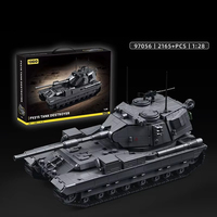 12GO 97056 2026 Nouveaux Kits de Modèles d'Assemblage de Char Lourds MOC City, Cadeaux Éducatifs pour Adultes, 2165 Pièces, Ensembles de Blocs de Construction