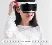 Masseur électrique rechargeable pour la tête avec chaleur, pression d'air, thérapie par points d'acupuncture, casque de massage pour le cou et la tête pour soulager le stress