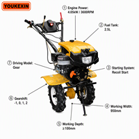 OEM ODM Motocultor Diésel de Accionamiento Directo Pequeño con Motor 173F 178F 186F y Transmisión de Engranajes Completos 6HP 8HP 9HP para Pequeñas Granjas, Directo de Fábrica