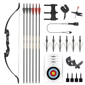 Ensemble d'<span class=keywords><strong>arc</strong></span> recurve de précision en fibre de verre pour débutants et flèches en aluminium avec cible en papier et porte-flèches - Équipement de tir à l'<span class=keywords><strong>arc</strong></span> en plein air - Product Image 5