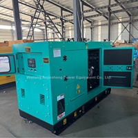 Générateur diesel silencieux 4BTA 50/60KW 120kVA Stamford 1/3 phases ATS refroidi par eau 50Hz 1800 tr/min 220V 6bt Alternateur 100% cuivre 24V