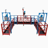 Nacelle suspendue ZLP800 de 7,5 m de long en acier et alliage d'aluminium pour l'installation de murs rideaux