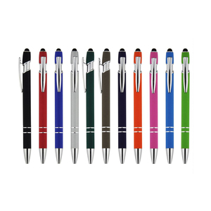 Bolígrafos con logotipo de plástico esmerilado sólido de colores personalizados, bolígrafo de 1,0mm de ancho de escritura para productos promocionales - Product Image 5