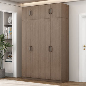 Vetro grigio smerigliato legno Soft Close Close <span class=keywords><strong>armadio</strong></span> Design 3 specchio scorrevole sistema di telaio pieghevole camera da letto <span class=keywords><strong>disegni</strong></span> - Product Image 1