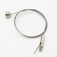 Kit de suspension réglable pour grille de plafond avec câble en acier, pour luminaires et autres accessoires d'éclairage