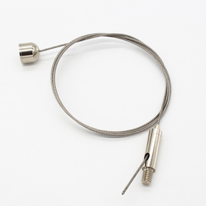 Kit de <span class=keywords><strong>suspension</strong></span> réglable pour grille de plafond avec câble en <span class=keywords><strong>acier</strong></span>, pour luminaires et autres accessoires d'éclairage - Product Image 2