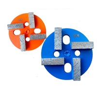 Bloc de meulage diamanté PEX Meuleuse de sol en béton Terrco Machine Meuleuse Diamant Chanfrein Segment Disque de meulage