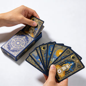 Carte da Gioco di Lusso OEM ODM con Stampa a Colori su Carta, Mazzi di Carte dei Tarocchi di Alta Gamma con Guida - Product Image 4