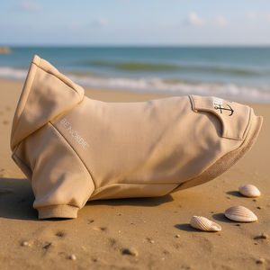 Sweat à capuche Be Nordic Flensburg M 45 cm, couleur sable, vêtements pour chien - Product Image 3