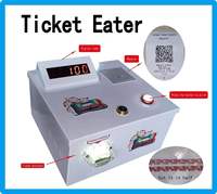 Système de cartes d'arcade, machine de comptage de tickets électronique à monnayeur, en métal, alimentation 110/220V, à vendre