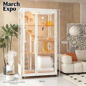 Nuevo Modelo 2026: Villa de Lujo Moderna y Sostenible <span class=keywords><strong>para</strong></span> Gatos Adultos y Gatitos, Hábitat Multinivel Duradero - Product Image 2