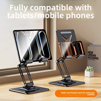 Support de Bureau Rotatif et Pliable Anti-Tremblement à 360° pour Tablette et Ordinateur Portable (compatible iPad)