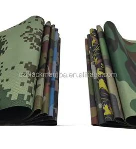 Vários estampas de camuflagem em tecido oxford 100% poliéster para bolsa/bolsa de acampamento/mochila