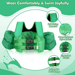 <span class=keywords><strong>Chaleco</strong></span> salvavidas de seguridad personalizado para niños, <span class=keywords><strong>chaleco</strong></span> salvavidas de neopreno para bebés, anillo de brazo flotante para niños de 3 a 6 años - Product Image 5