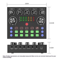 Kit d'équipement de podcast en anglais pour téléphone portable X50 avec carte son et microphone BM800 pour chant et diffusion en direct - Guangdong