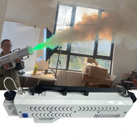 Pistolet à fumée LED 1500W pour événements, concerts, bars, discothèques – Canon de lumière DJ portable, pulvérisateur de brouillard et de glace carbonique