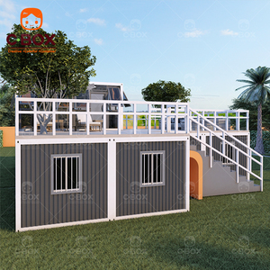 Nhà lắp ghép Cbox, văn phòng đơn giản, biệt thự, phòng tắm nắng, chất liệu thép, phòng khách, văn phòng dự án, nhà lắp ghép container - Product Image 3