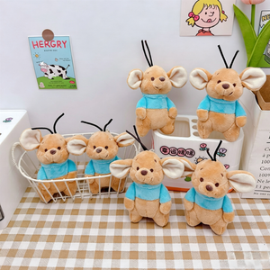 Llavero de peluche de ratón, colgante de ratón de peluche lindo, adorno para bolso, accesorio de moda de dibujos animados para niñas, regalo - Product Image 1