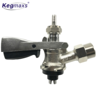 Kegmaxs – nouveau coupleur de Type S avec PRV pour distributeur de bière pour brassage à domicile, plateau de goutte-à-goutte pour fût de nettoyage, moulin à Malt, serrure à bille, fût MiniKeg
