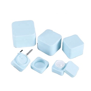 Best Price Double Scrub Square Cream Bottle 5g to 50g PP <b>Plastic</b> Cosmetic Packaging Quality <b>Plastic</b> <b>Jars</b> - Product Image 1