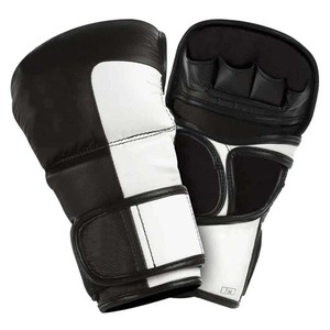Gants de boxe professionnels en cuir de vachette de haute qualité, cuir PU, caoutchouc EVA, MMA, logo personnalisé, marque privée - Product Image 4