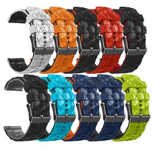 Tschick – <span class=keywords><strong>Bracelet</strong></span> de <span class=keywords><strong>montre</strong></span> intelligente en Silicone à motif de Football de 22mm pour <span class=keywords><strong>Samsung</strong></span> <span class=keywords><strong>Gear</strong></span> S3 Galaxy Watch 46mm - Product Image 2