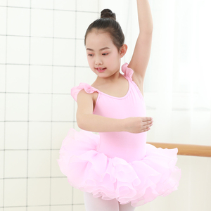 Vestito da Balletto in Cotone Rosa per Bambine, Tutù da <span class=keywords><strong>Ballerina</strong></span>, Abbigliamento da Danza per Bambini - Product Image 2