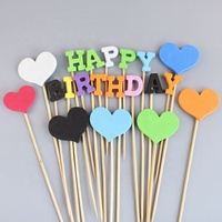 Décorations et étiquettes pour gâteaux d'anniversaire, fournitures de pâtisserie pour fêtes d'enfants, décorations de gâteaux en gros, décorations de gâteaux féeriques