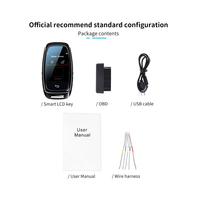 Clé intelligente universelle avec écran LCD pour un démarrage/arrêt facile Entrée confortable sans clé PKE Proximity Smart Car Key