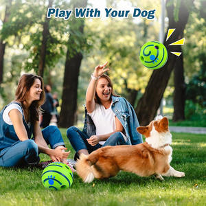 Balle couineuse <span class=keywords><strong>pour</strong></span> <span class=keywords><strong>chien</strong></span> en plastique, <span class=keywords><strong>jouet</strong></span> interactif sonore <span class=keywords><strong>pour</strong></span> animaux de compagnie, <span class=keywords><strong>pour</strong></span> la mastication et l'entraînement dentaire, sans piles - Product Image 6