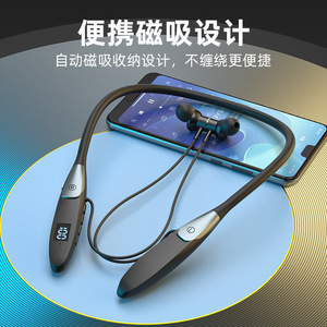 Neckband <b>Bluetooth</b> Earphones 5.3 Touch Control IPX4 Waterproof Sports Headphones With Type C Charging - Product Image 5