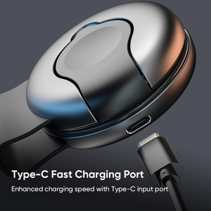 Estación de carga inalámbrica plegable Qi2 3 en 1 de 15W para teléfono, reloj y auriculares, cargador de escritorio con cuerpo de aluminio. - Product Image 6