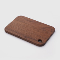 Planche à découper carrée en bois de style japonais, mini, portable, pour le camping, accessoires de boîte à lunch, 1 cm d'épaisseur, durable