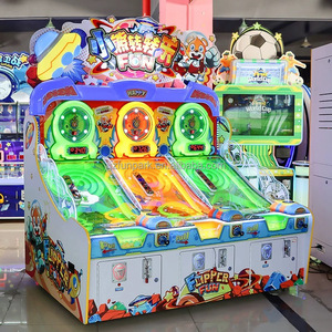 Gioco a Gettoni Little Bear Supermarket, Flipper a Monete, Gioco di Spinta con Palline per 3 Giocatori, Prodotto per Parchi <span class=keywords><strong>Giochi</strong></span> Familiari - Product Image 1