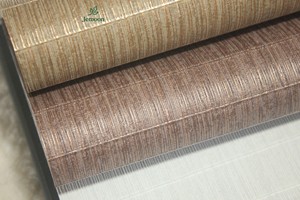 Carta da Parati in Tessuto Intrecciato Ignifugo PVC di Alta Qualità per Progetti Commerciali Rivestimenti Murali in Vinile di Lusso per Hotel - Product Image 4