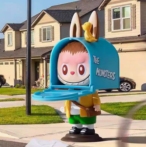 Auténtico para Pop Mart Monsters para Labubu Automóviles Caja ciega Juguete Tela de cortina hecha a mano No puedo ver <span class=keywords><strong>mi</strong></span> serie Regalo misterioso - Product Image 3