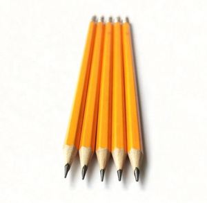 Material Escolar al por Mayor, Juego de Lápices de Grafito Estándar HB Número 2 Mongol con Borrador Amarillo, Madera Suavizada - Product Image 4