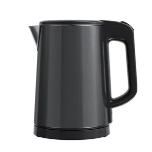 Electric Black Kettle 1.2L Color Steel Ideal for Hotel Use with our Hotel Electric Kettle for Optimal Comfort and Efficiency