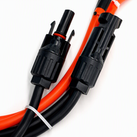 Cable de Extensión Solar Impermeable de 10/12 AWG, Cable de Cobre Estañado para Paneles Solares, Resistente a los Rayos UV, de 1m a 10m, Personalizable