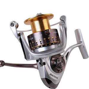 Carrete de Pesca Giratorio Sea Feather Plus Metal, Cuerpo de Aleación de Aluminio para Pesca en Mar y con Señuelos - Product Image 3