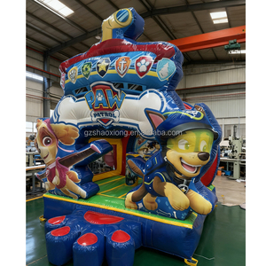 Thương mại Ngoài trời 4x4.5m bên <span class=keywords><strong>Inflatable</strong></span> phim hoạt hình nhảy lâu đài bouncy cho trẻ em <span class=keywords><strong>Inflatable</strong></span> nhà bị trả lại với Blower - Product Image 3